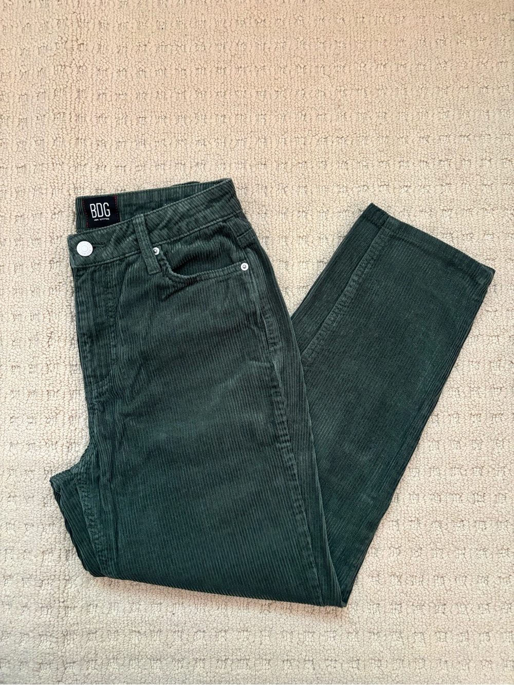 Urban Outfitters Dark Green Corduroy Pants